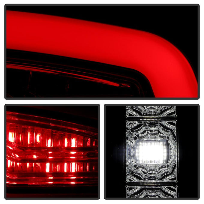 Black Factory LED Tail Lights Model With Blind Spot Module Model Only <br>19-24 Ram 2500 3500
