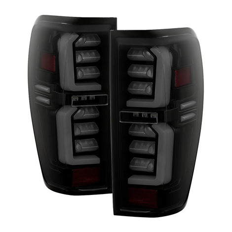 Black Smoke LED Tail Lights <br>19-20 GMC Sierra 1500