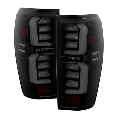 Black Smoke LED Tail Lights <br>19-20 GMC Sierra 1500