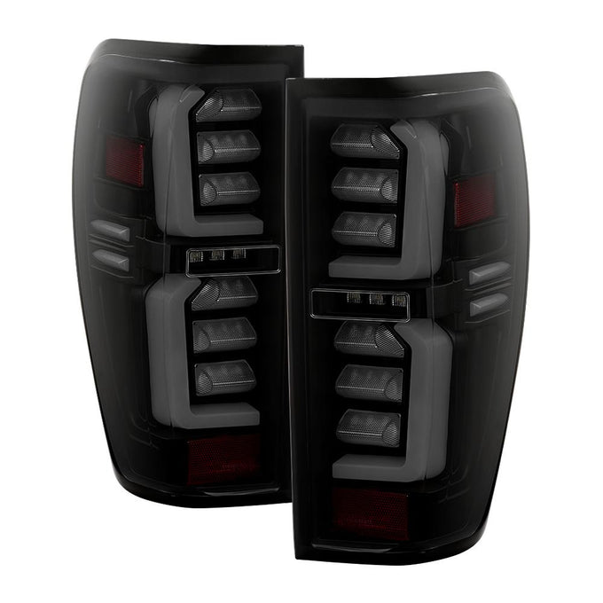 Black Smoke LED Tail Lights <br>19-20 GMC Sierra 1500