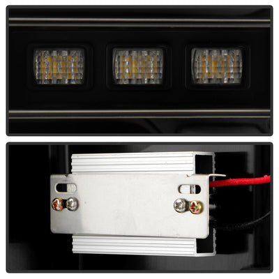 Black Smoke LED Tail Lights <br>19-20 GMC Sierra 1500