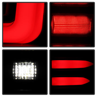 Black Smoke LED Tail Lights <br>19-20 GMC Sierra 1500