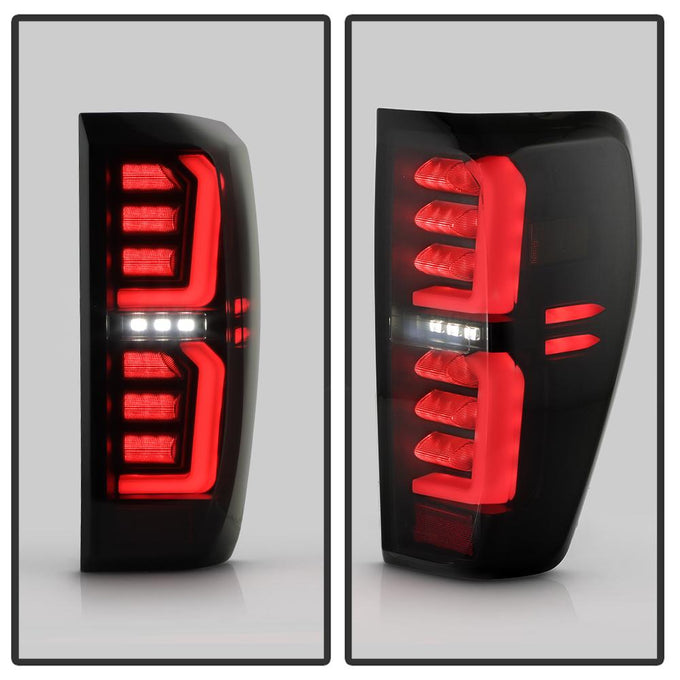 Black Smoke LED Tail Lights <br>19-20 GMC Sierra 1500