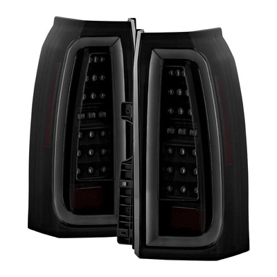 Black Smoke Light Bar LED Tail Lights <br>15-20 Chevrolet Suburban Tahoe
