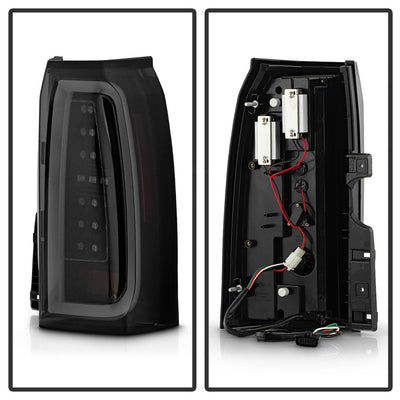 Black Smoke Light Bar LED Tail Lights <br>15-20 Chevrolet Suburban Tahoe