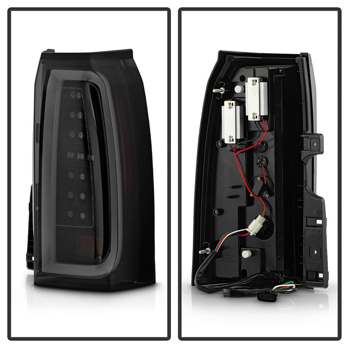 Black Smoke Light Bar LED Tail Lights <br>15-20 Chevrolet Suburban Tahoe