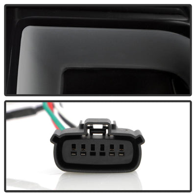 Black Smoke Light Bar LED Tail Lights <br>15-20 Chevrolet Suburban Tahoe