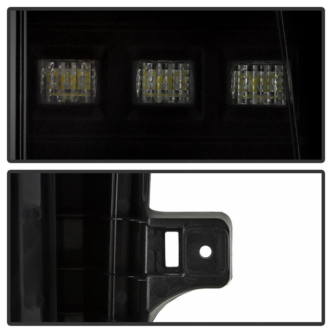 Black Smoke Light Bar LED Tail Lights <br>15-20 Chevrolet Suburban Tahoe