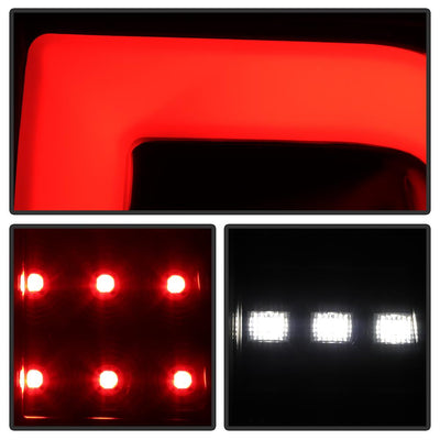 Black Smoke Light Bar LED Tail Lights <br>15-20 Chevrolet Suburban Tahoe