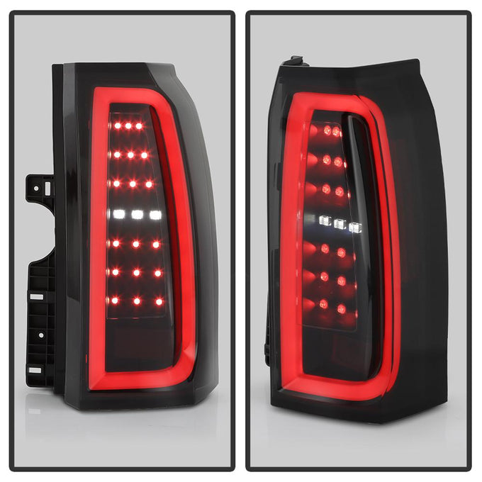 Black Smoke Light Bar LED Tail Lights <br>15-20 Chevrolet Suburban Tahoe