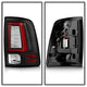 Black Red Light Bar LED Tail Lights <br>09-18 Dodge Ram 1500 2500 3500, 2019 Ram 1500 Classic