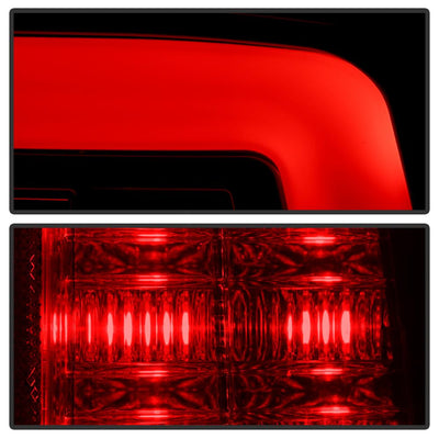 Black Red Light Bar LED Tail Lights <br>09-18 Dodge Ram 1500 2500 3500, 2019 Ram 1500 Classic