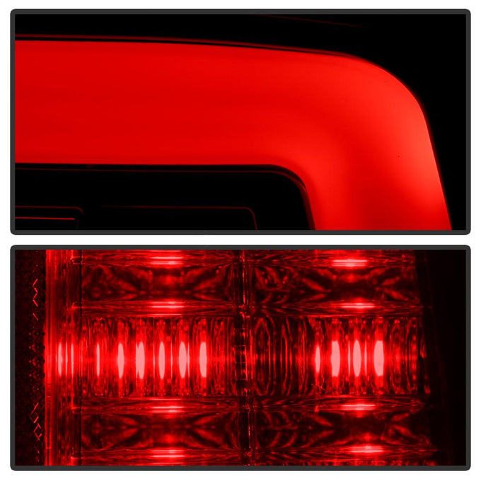 Black Red Light Bar LED Tail Lights <br>09-18 Dodge Ram 1500 2500 3500, 2019 Ram 1500 Classic