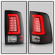 Black Red Light Bar LED Tail Lights <br>09-18 Dodge Ram 1500 2500 3500, 2019 Ram 1500 Classic