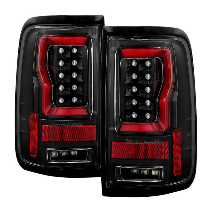 Black Styleside Version 2 LED Tail Lights <br>04-08 Ford F-150