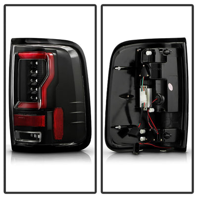 Black Styleside Version 2 LED Tail Lights <br>04-08 Ford F-150