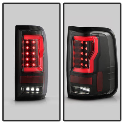 Black Styleside Version 2 LED Tail Lights <br>04-08 Ford F-150