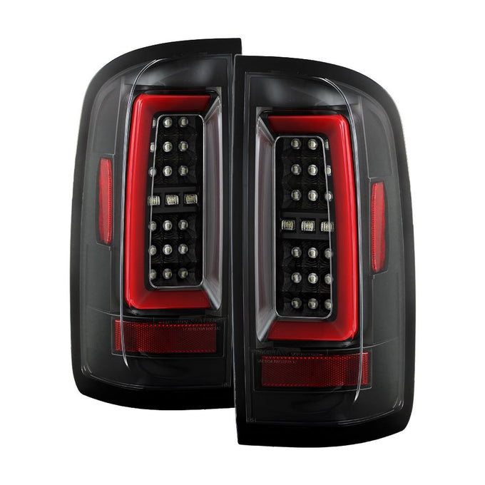 Black Red Light Bar LED Tail Lights <br>15-22 Chevrolet Colorado 15-19 GMC Canyon