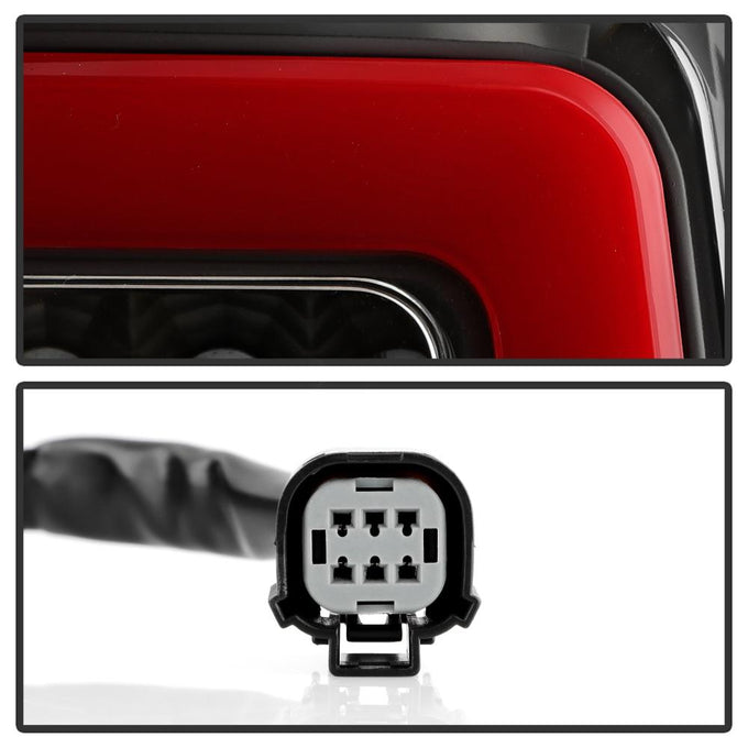 Black Red Light Bar LED Tail Lights <br>15-22 Chevrolet Colorado 15-19 GMC Canyon