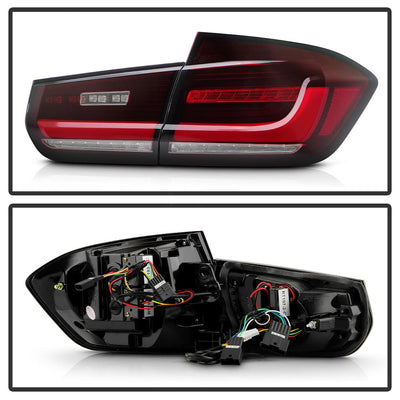 Red Clear Full LED Tail Lights <br>12-18 BMW 320i 12-16 328i 12-15 335i 16-18 340i 330i
