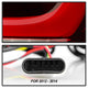 Red Clear Full LED Tail Lights <br>12-18 BMW 320i 12-16 328i 12-15 335i 16-18 340i 330i