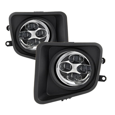 Clear Daytime DRL LED Running Fog Lights w/Switch <br>14-16 Toyota Tundra