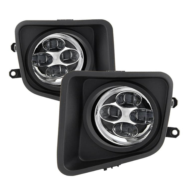Clear Daytime DRL LED Running Fog Lights w/Switch <br>14-16 Toyota Tundra