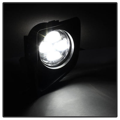 Clear Daytime DRL LED Running Fog Lights w/Switch <br>14-16 Toyota Tundra