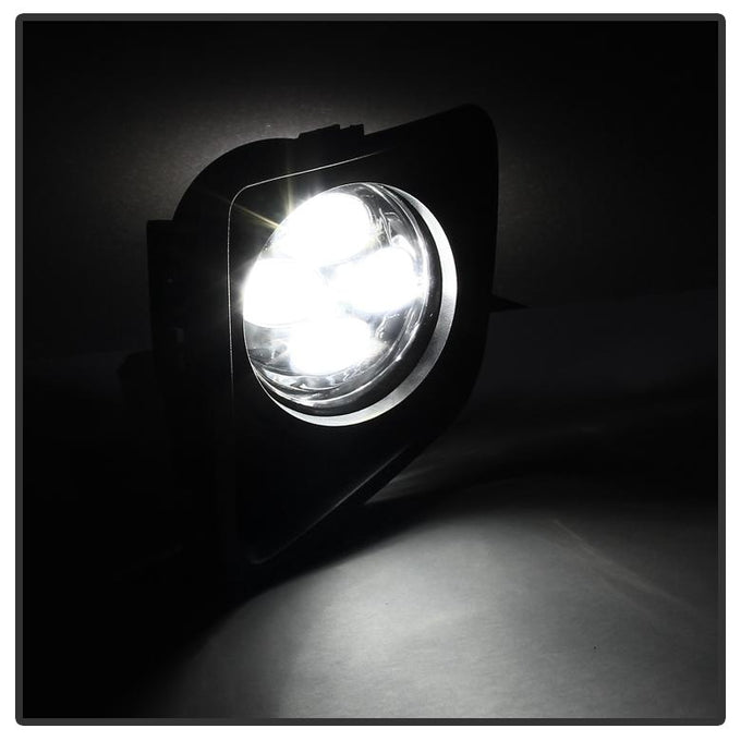 Clear Daytime DRL LED Running Fog Lights w/Switch <br>14-16 Toyota Tundra