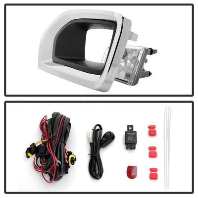 Clear OEM Fog Lights W/Cover and Switch <br>15-18 GMC Yukon Yukon XL