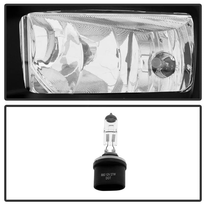 Clear OEM Fog Lights W/Cover and Switch <br>15-18 GMC Yukon Yukon XL