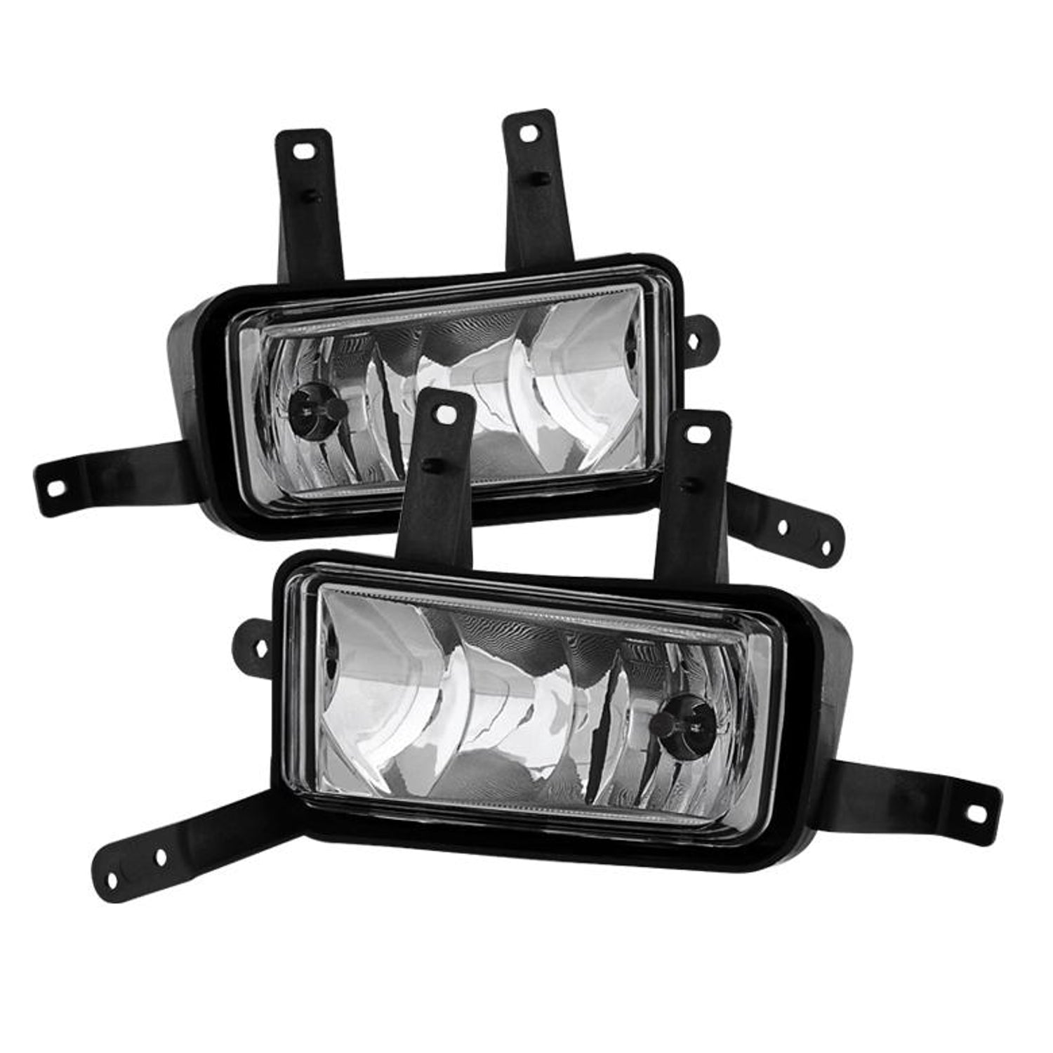 Clear OEM Fog Lights W/Chrome trim Cover and Switch <br>15-18 Chevrolet Suburban Tahoe 16-18 Suburban 3500 HD