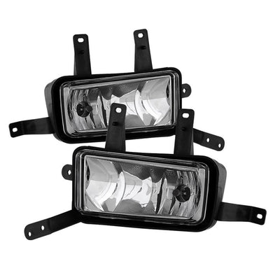 Clear OEM Fog Lights W/Chrome trim Cover and Switch <br>15-18 Chevrolet Suburban Tahoe 16-18 Suburban 3500 HD