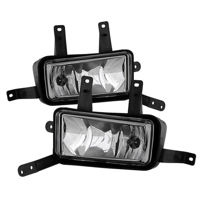 Clear OEM Fog Lights W/Chrome trim Cover and Switch <br>15-18 Chevrolet Suburban Tahoe 16-18 Suburban 3500 HD