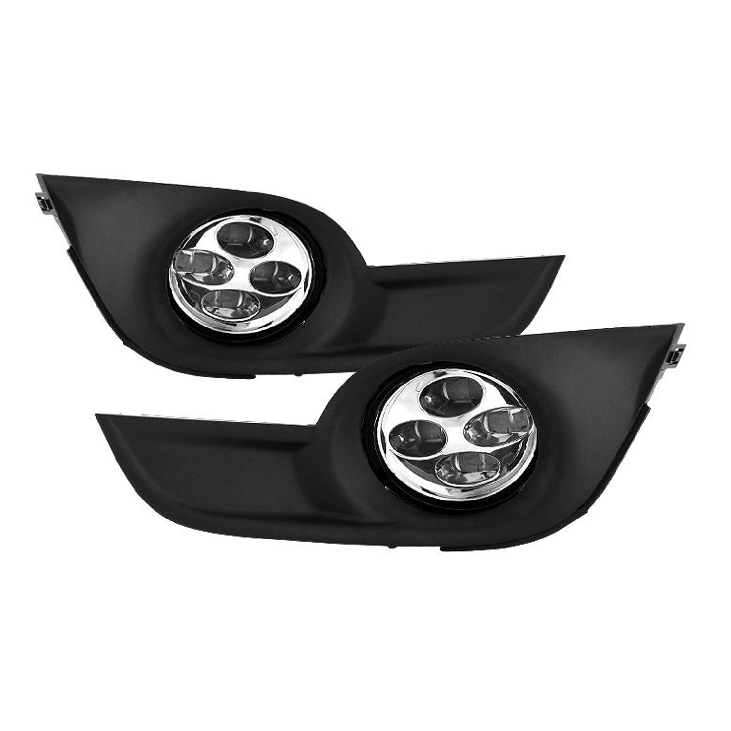 Clear Daytime DRL LED Running Fog Lights w/Switch <br>13-15 Nissan Altima