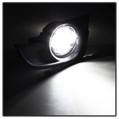 Clear Daytime DRL LED Running Fog Lights w/Switch <br>13-15 Nissan Altima