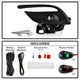 Clear LED Fog Light w/Switch <br>17-18 Mazda 3 3 Sport