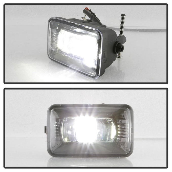 Without Switch Full LED Fog Lights <br>15-18 Ford F150-F550 Super Duty