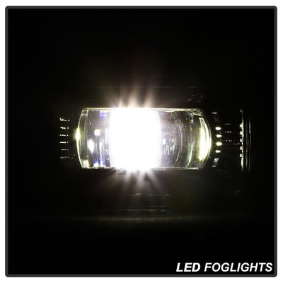 Without Switch Full LED Fog Lights <br>15-18 Ford F150-F550 Super Duty
