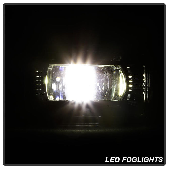 Without Switch Full LED Fog Lights <br>15-18 Ford F150-F550 Super Duty
