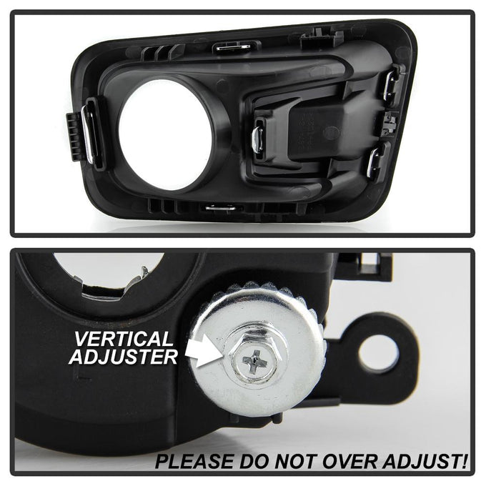 Clear OEM Style Fog Lights w/Switch <br>16-19 Nissan TITAN XD 17-19 Nissan TITAN