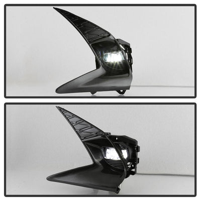 Clear OEM LED Fog Lights w/OEM switch <br>16-18 Lexus GS450h GS350 16-17 GS200t 2018 GS300
