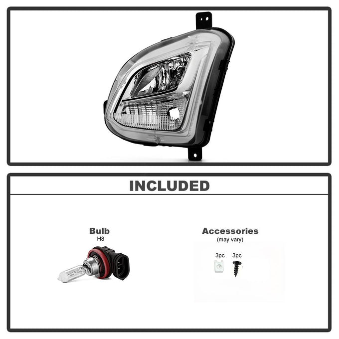 Left (Driver Side) OEM Style Fog Lights <br>18-20 Chevrolet Equinox
