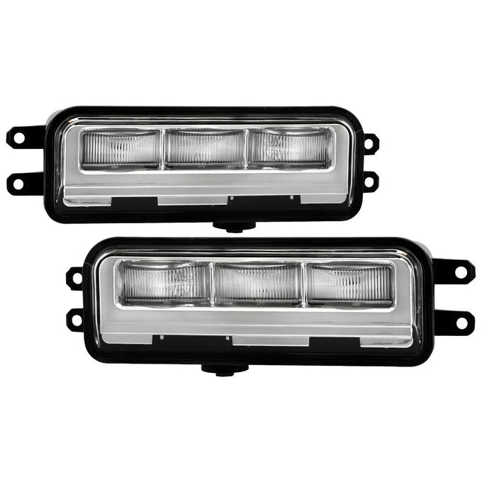 Clear OEM Full LED Fog Lights W/Switch <br>22-24 Toyota Tundra