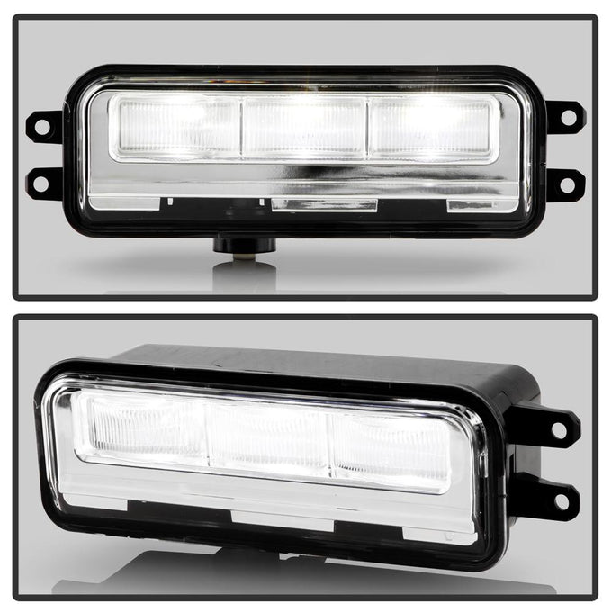 Clear OEM Full LED Fog Lights W/Switch <br>22-24 Toyota Tundra