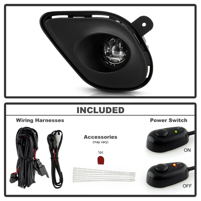 OEM Full LED Fog Lights W/Universal Switch <br>15-19 Dodge Charger