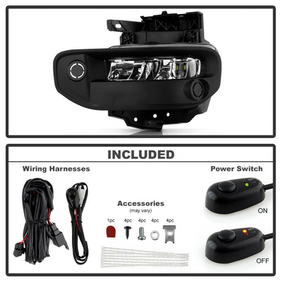 OEM Full LED Fog Lights W/Universal Switch <br>19-22 Ram 1500