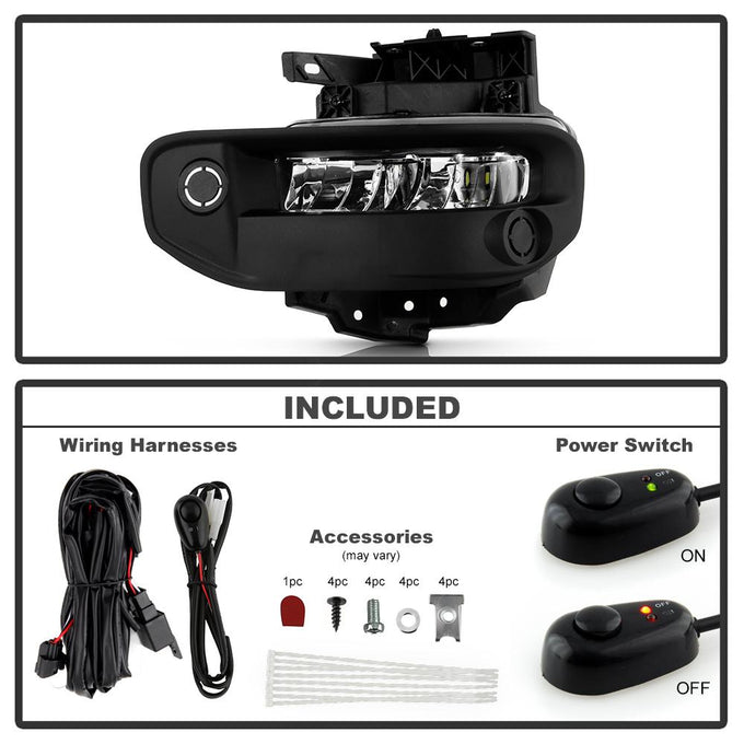 OEM Full LED Fog Lights W/Universal Switch <br>19-22 Ram 1500
