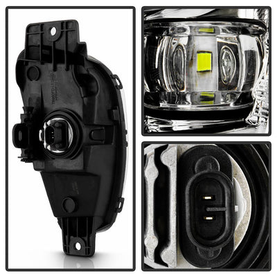Clear OEM Style LED Fog Lights w/Switch <br>20-22 Ford Escape