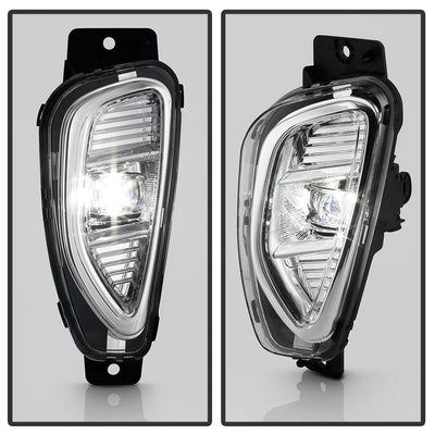 Clear OEM Style LED Fog Lights w/Switch <br>20-22 Ford Escape